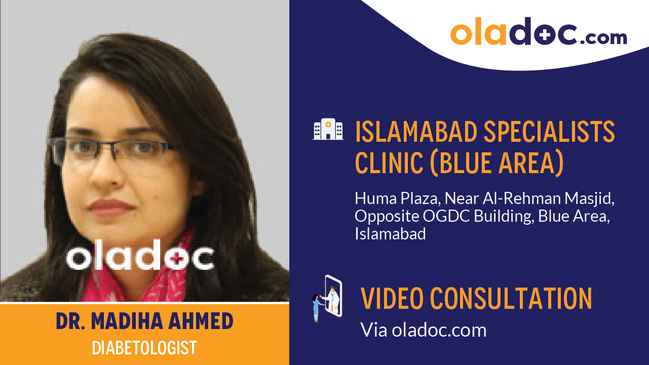Practice locations of Dr.Madiha Ahmed